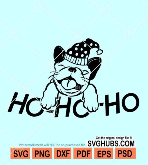 Ho ho ho dog svg