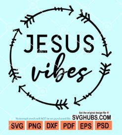 Jesus vibes svg