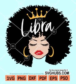 Libra queen svg