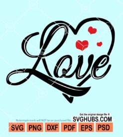 Love Heart outline svg