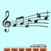 Musical notes svg