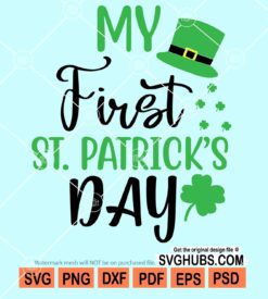 My first st. patrick's day svg