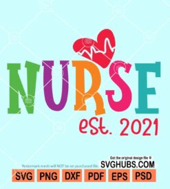 Nurse est 2021 svg