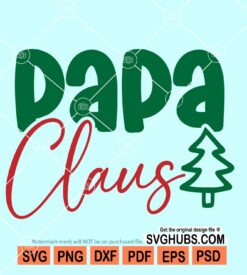 Papa claus svg