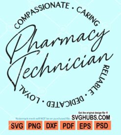 Pharmacy technician svg