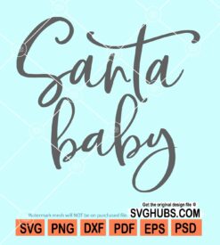 Santa baby svg