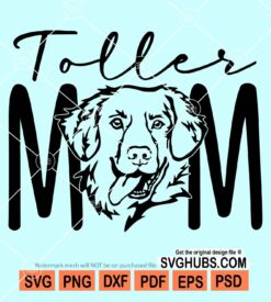 Toller mom svg