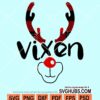 Vixen reindeer svg