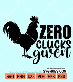 Zero clucks given SVG