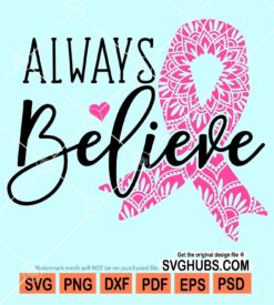 Always believe svg