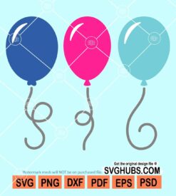 Balloons svg