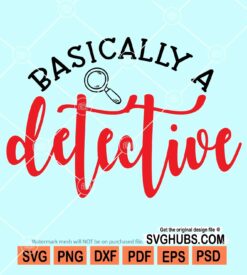 Basically a detective svg