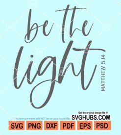 Be the light svg