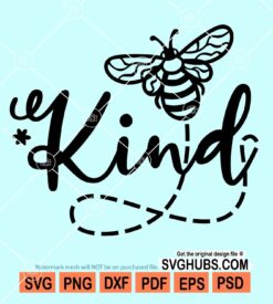 Bee kind svg