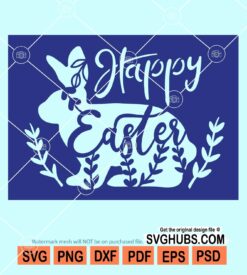 Bunny easter svg