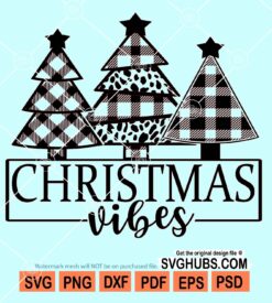 Christmas vibes svg