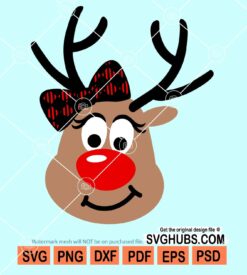 Deer girl svg