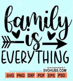 Family is everything svg