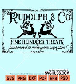 Fine reindeer treats svg