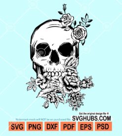 Halloween skull svg