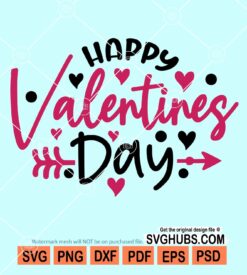 Happy valentine's day svg