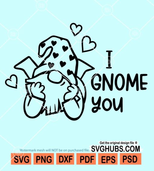 I gnome you svg