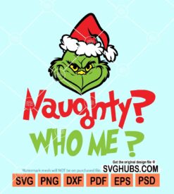 Naughty Who Me svg