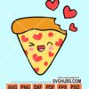 Pizza valentine svg