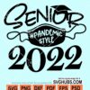 Senior 2022 pandemic style svg