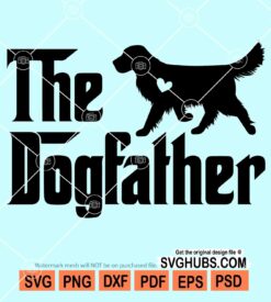 The dog father svg