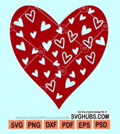 Valentine heart svg