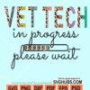 Vet tech in progress please wait svg