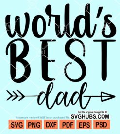 World's best dad svg