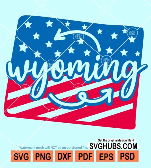 Wyoming state svg