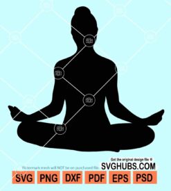 Yoga pose svg