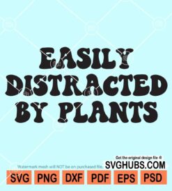 Easily distracted by plants svg