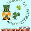 Happy St. Patrick's day gnome svg