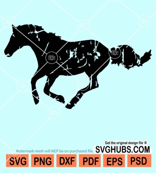 Horse mustang svg