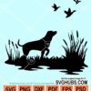 Hunting dog svg