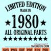 Limited edition made in 1980 all original parts svg