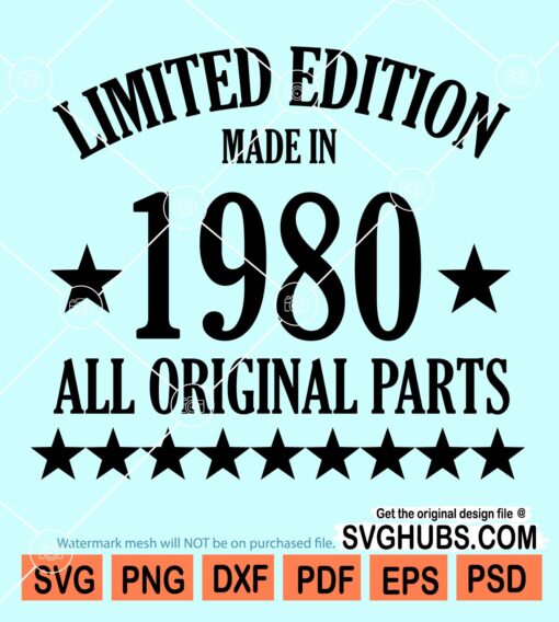 Limited edition made in 1980 all original parts svg