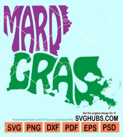 Mardi gras Louisiana svg