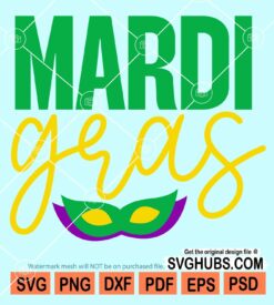 Mardi gras mask svg