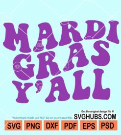 Mardi gras y'all svg