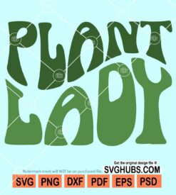 Plant lady svg