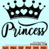 Princess crown svg