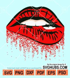 Red lips svg