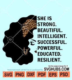 Strong afro woman SVG, Strong woman definition svg, Afro woman svg, African American svg