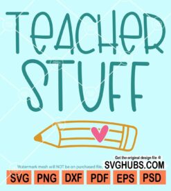 Teacher stuff svg