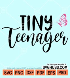 Tiny teenager svg